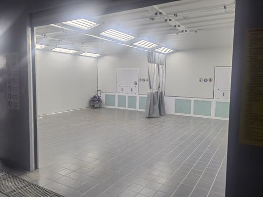 Pre Station coattech standard prep station with rear eps panel 3 side pvc curtains dual centrifugal fans and shadowless led lighting