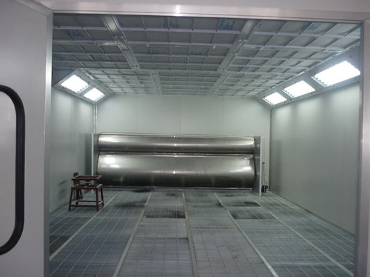 Industrial Water Curtain Spray Booth System Advanced Overspray Containment