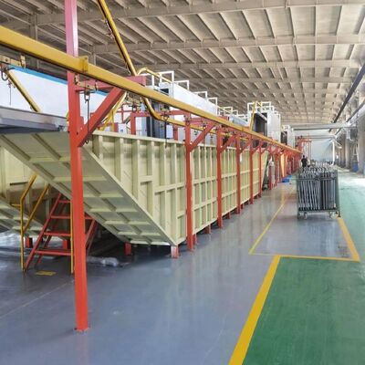 Complete Turnkey Automated Overhead Conveyor Powder Coating Line with Tunnel Oven & Cyclone Recovery