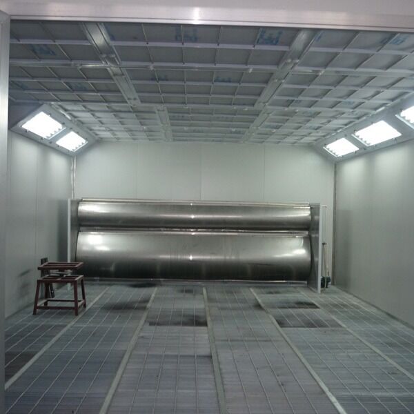 Stainless Steel Water Curtain Spray Booth Continuous Flow Of Water To Capture Sticky Paint Overspray