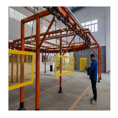Đường sơn vận chuyển trên cao được cá nhân hóa Đường sơn bột tự động cho các mặt hàng nhẹ