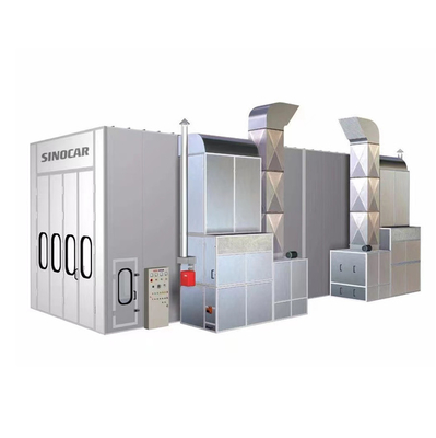 Hệ thống sưởi ấm màu tùy chọn Thùng xịt buồng sơn tùy chỉnh công nghiệp Buồng sơn