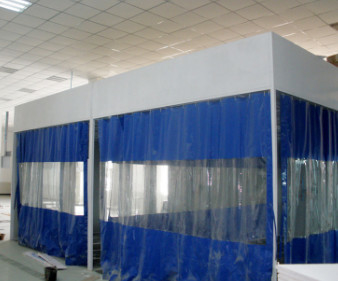 Trạm chuẩn bị sơn tiên tiến chạy bằng khí với hệ thống lọc kép và điều khiển màn hình cảm ứng PLC