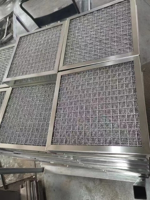 Stainless Steel Oil Mist Filter Knitted Wire Mesh Thanh lọc không khí công nghiệp