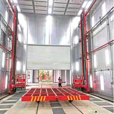 Nền tảng chống nổ di động 3D cho các gian hàng sơn vững chắc và thuận tiện