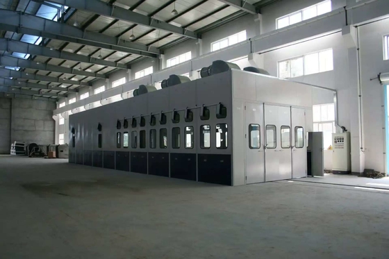 Buồng Phun Sơn Ô tô Chuyên nghiệp để Sơn & Nung xe | Gia nhiệt điện 30kW | Bảo hành 3 năm