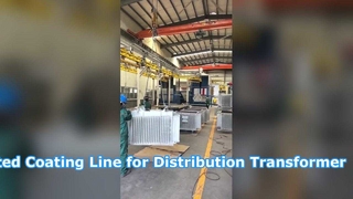 Dây chuyền sơn tự động cho bồn biến áp phân phối | áo khoác