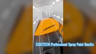 Buồng sơn phun chuyên nghiệp COATTECH | Chữa bằng tia hồng ngoại tiên tiến & được chứng nhận CE
