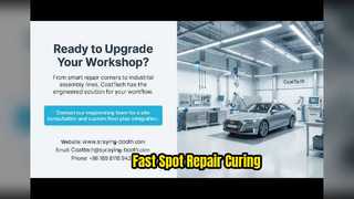 Đèn sấy hồng ngoại sóng ngắn để sửa chữa tại chỗ